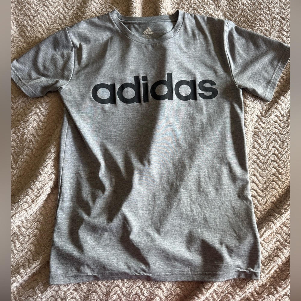 Adidas Kids Heather Gray Tee